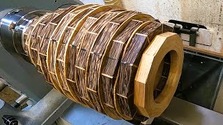 Woodturning - Black Palm - Watch Out for Splinters !!
