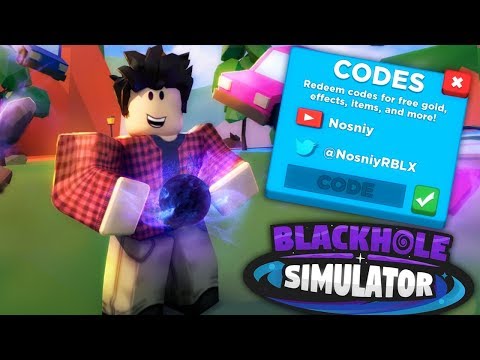 Nosniyrblx Codes 07 2021 - roblox black hole simulator