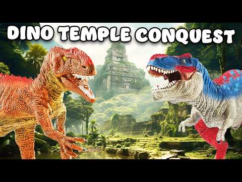 New 3 Schleich Dinosaurs Sets Unboxed Dino Temple Conquest Jurassic World Chaos Theory