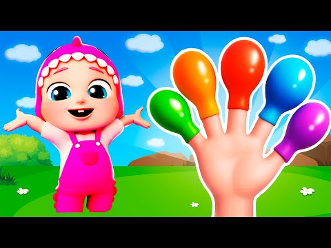 Finger Family Song | Funny Bunny - Nursery Rhymes & Kids Songs Compilation! 🎈
