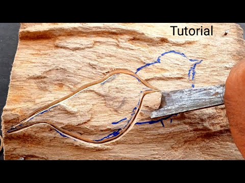Birds out of wood || Beginners wood carving