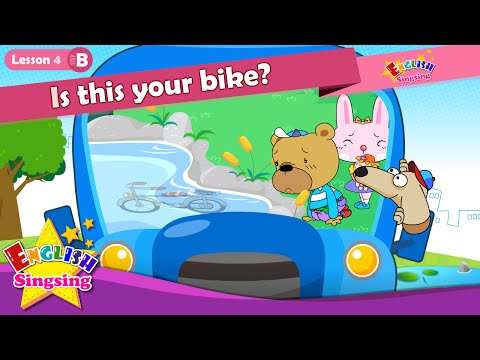 Lesson 4_(B)Is this your bike? - Is this yours? - Cartoon Story - English Education - for kids - YouTube