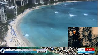 Hurricane Kiko Passing Hawaii