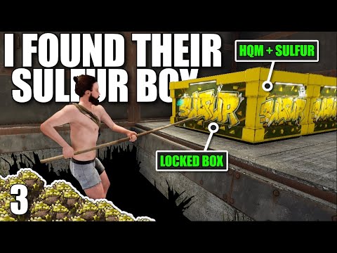 I BROKE INTO THIS CLANS SULFUR + HQM LOOT ROOM | Solo Rust