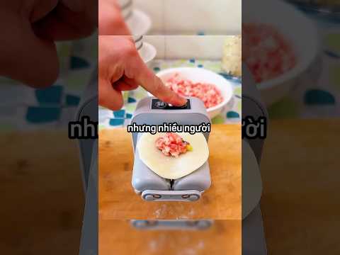 Cách sử dụng máy làm gyoza 🤔#shortvideo