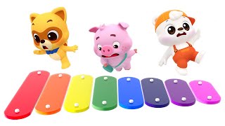 Aprende Colores con Xilófono🎶 3D | Colores para Niños | Lotty Friends