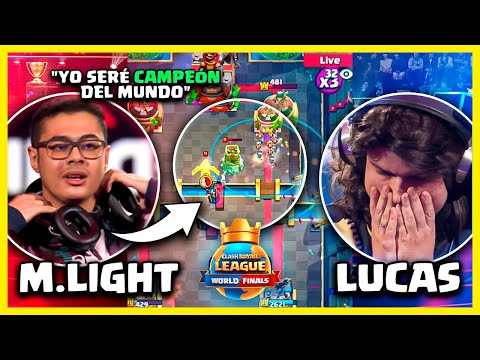 ASÍ FUE la MEJOR PARTIDA del MUNDIAL de Clash Royale 2024: M.LIGHT vs LUCASXGAMER