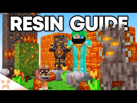 NEW ULTIMATE MINECRAFT RESIN GUIDE - Secret Uses, Armor, Best Farms, + More