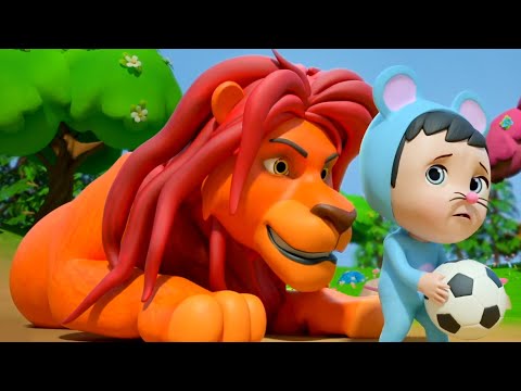 Lion And The Mouse, Animals Cartoon Videos and Stories for Kids