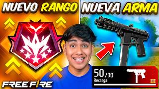 NUEVA ARMA (TEC-GUN2) NUEVO RANGO!!😱 SERVIDOR AVANZADO!! FREE FIRE