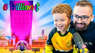DROPAMOS AS SEMENTES MAIS RARAS no GROW A GARDEN! 🌱💎 Meu filho não acreditou 😳