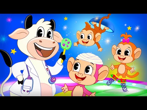 Cinco Monitos | La Vaca Lola | Canciones Infantiles