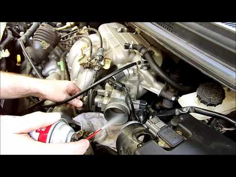 Throttle Body Cleaning on a 2005 Mazda MPV