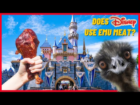 Are Disneyland's Turkey Legs Actually Emu Meat? #shorts