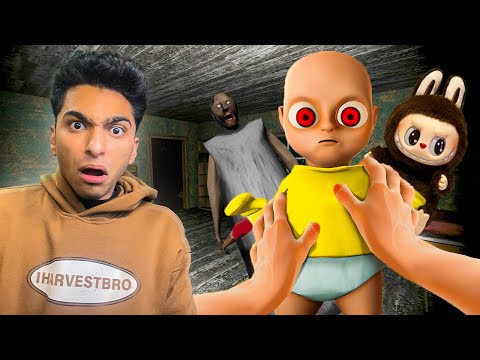اللابوبو يذهب الي منزل جراني لإنقاذ جيش الطفل الشيطاني الشراني الملبوس😱 | Garry's Mod