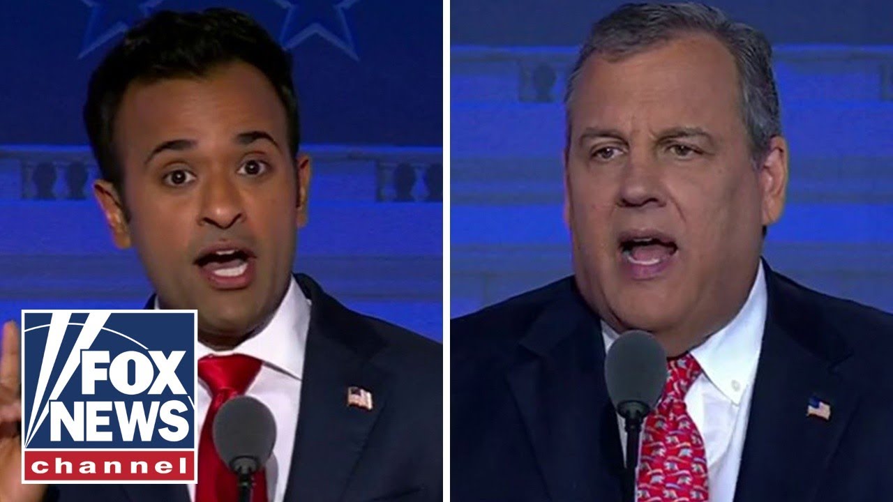 Vivek and Christie clash over Trump: ‘I’m not running for president of MSNBC’