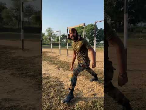 #excercise चीते कि तरह चलेंगे हाथ चौथे चकर में?#armyrunning #agniveer #trandingshorts #viralvideo
