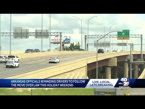 YouTube video thumbnail: 'It Seems Like Common Sense': Campaign Pushes Awareness of Arkansas Move-Over Law