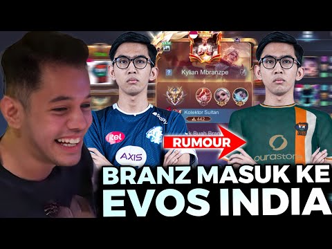 Serius Ini BRANZ dari EVOS GLORY Pindah Ke EVOS INDIA?? Auto Winstreak Bro!! - Mobile Legends