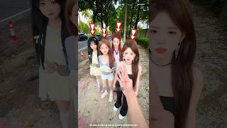 The four girls started beating the boy alone 😱 | #shortvideo