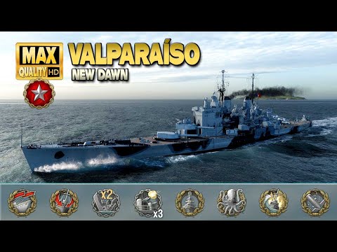 Battleship Valpara  so  Outstanding ranked battle   World of Warships