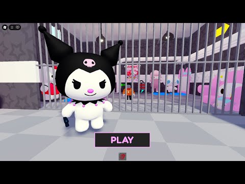 KUROMI'S PRISON RUN Obby New Update Roblox - All Bosses Battle FULL GAME #scaryobby #roblox