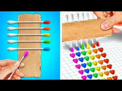 Colorir sua vida escolar: truques divertidos e fáceis com arco-íris! 🌈✨