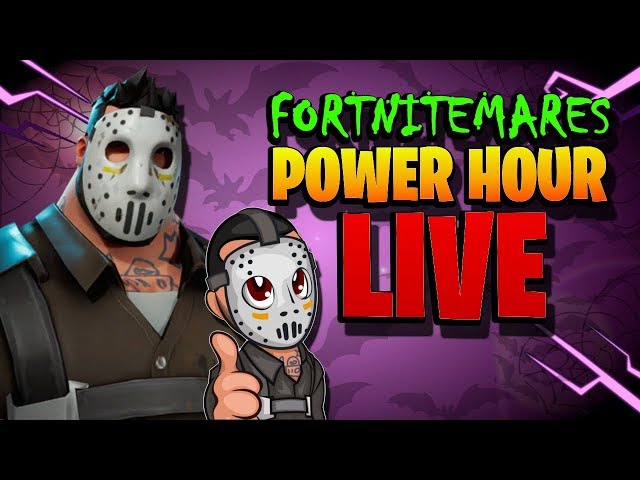 POWER HOUR! |  FORTNITEMARES 2018 | Save the World Live Stream