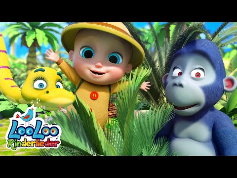 Tanz im Dschungel! | Lustiges Lied mit Tieren - LooLoo Kinderlieder & Cartoons