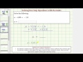 Solving Linear Equations and Absolute Values
