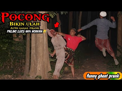 Prank Pocong Bikin Ulah || Auto Tepar Paling Lucu Bikin Ngakak🤣🤣