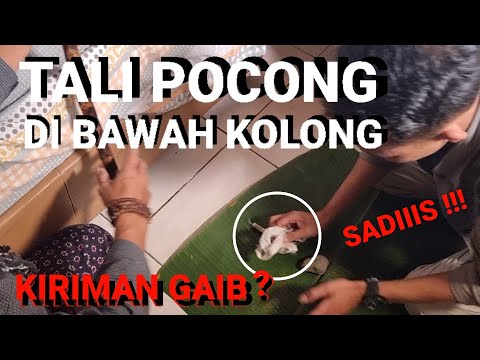 SERAAAM ... KIRIMAN GAIB ? TALI POCONG DI BAWAH KOLONG