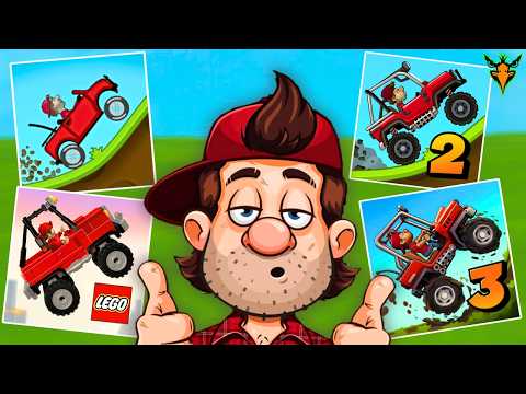 🤩¡Probé TODOS los HILL CLIMB RACING en 1 VIDEO! | STIFF LXR