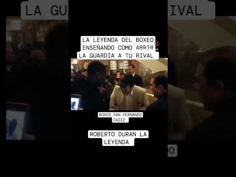 Roberto duran enseñando buenos golpes #boxeo #boxingtraining #boxeoargentino #boxing #box #sparring