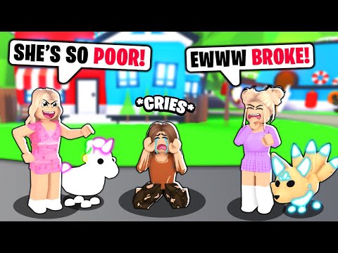 Rich Girls HUMILIATED Their Poor Friend... We Helped Her Get Revenge! (Roblox Adopt Me)