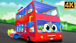 Wheels on the Bus Animated Song and Nursery Rhyme for Kids