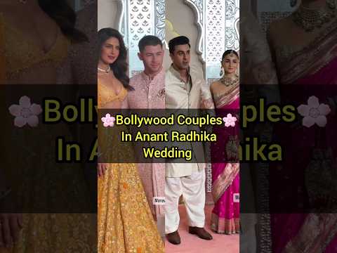 ?Bollywood Couples? in Anant Radhika Wedding #shorts #anantradhikaprewedding #aliabhatt #kiaraadvani