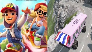 Subway Surfers Vs Monster Bus Car