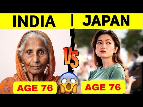 😱 India vs Japan 🥵 why Japanese people are look like young ⁉️ 8 facts about japan #japaneseculture