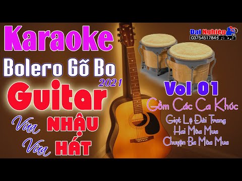 ✔️ LK Karaoke Guitar Thùng Gõ Bo Vừa Nhậu Vừa Hát Phê Khỏi Chê || Beat 2021 || Karaoke Đại Nghiệp