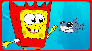Spongebob vs Tralalero Tralala Sad Origin Story Animation