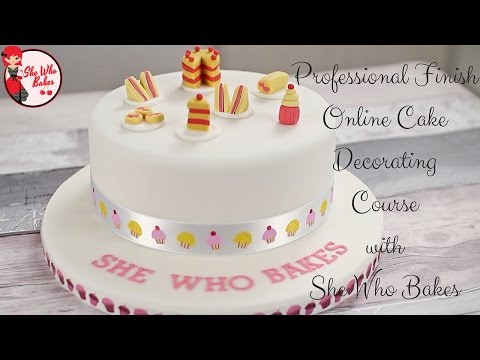 Professional Finish Online Cake Decorating Course With...