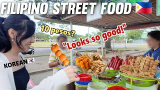 Gutom na ako! We definitely had to stop by here for some street food! 🍢🔥