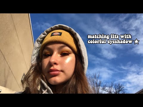 wearing colorful eyeshadow for a week to school 2019 *freshman