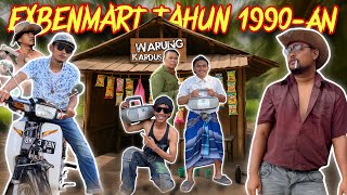 NOSTALGIA EXBENMART JUALAN KOPI DI WARUNG KARDUS TENGAH SAWAH TAHUN 1990-an
