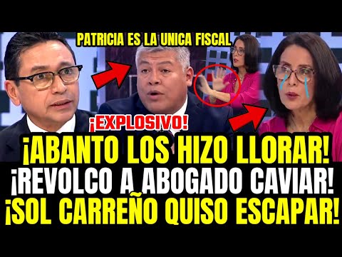 ¡DELIA SE VA! HUMBERTO ABANTO HACE M*RD4 A SOL CARREÑO Y ABOGADO CAVIAR EN CUARTO PODER ¡BOMB4ZO!