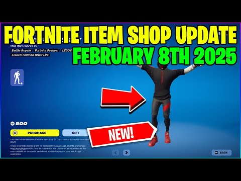 *NEW* TOUCHING THE SKY ICON EMOTE! Fortnite Item Shop [February 8th, 2025] (Fortnite Battle Royale)