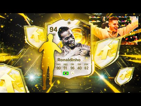 ABRIMOS MUCHOS SBC DE ICONO ASEGURADO Y ME TOCA RONALDINHO SUCCESSION!! | FC 25