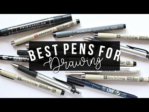 Best Pens for your Bullet Journal! Ink Pen Comparison...