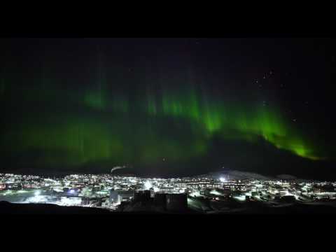 Northern lights over Ilulissat, Greenland